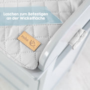 Wrap edition 'Roba Style' with a grip or tabs, 85 x 75 cm, gray