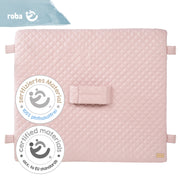Wrap edition 'Roba Style' with a grid & tabs, 85 x 75 cm, pink/mauve