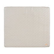 Changing Mat 'Luxe' 85x75, Wipeable PU Leather, Design 'Greyish quilted'