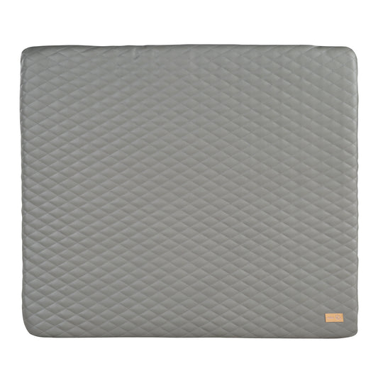 Changing Mat 'Luxe' 85x75, Wipeable PU Leather, Design 'Stone Quilted'