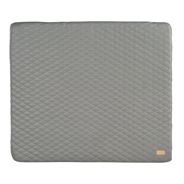Changing Mat 'Luxe' 85x75, Wipeable PU Leather, Design 'Stone quilted'