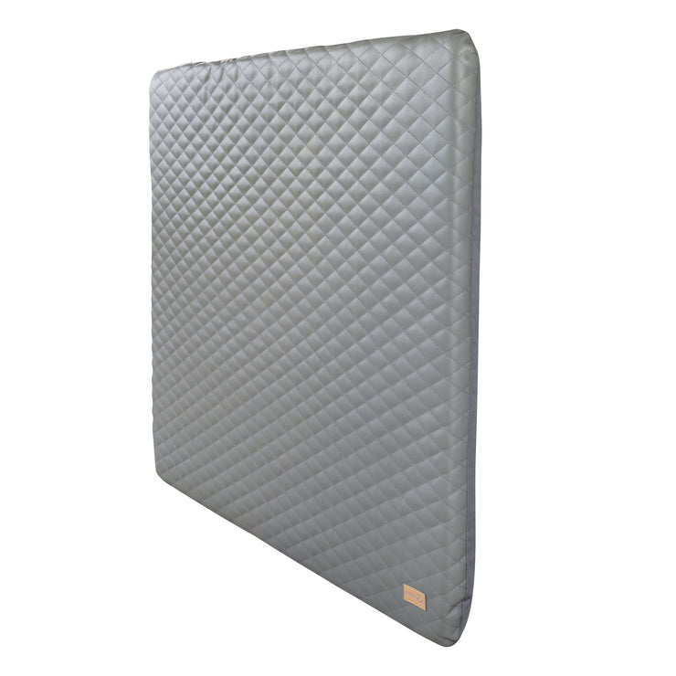 Wickelauflage 'Luxe' 85x75, abwischbares PU-Leder, Design 'Stone gesteppt'