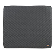 Changing Mat 'Luxe' 85x75, Wipeable PU Leather, Design 'Graphite quilted' 