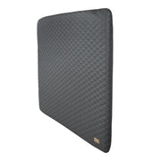 Changing Mat 'Luxe' 85x75, Wipeable PU Leather, Design 'Graphite quilted' 