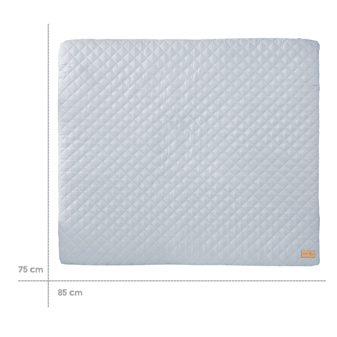 Matelas à langer soft 'roba Style' - 85x75 cm - Essuyable - Bleu clair / Ciel