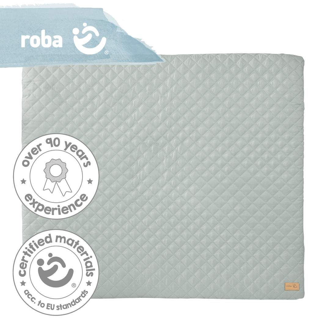 Wickelauflage soft 'roba Style' 85x75 cm, abwischbar, frosty green