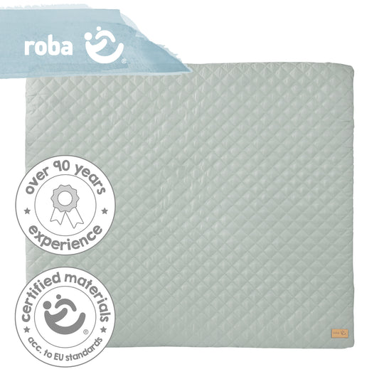 Wickelauflage soft 'roba Style' 85x75 cm, abwischbar, frosty green