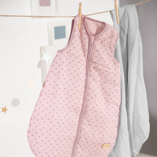 Gigoteuse bébé 'Lil Planet' 70 - 110 cm - Mousseline de coton biologique certifiée GOTS - Rose