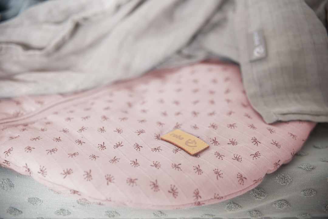 Gigoteuse bébé 'Lil Planet' 70 - 110 cm - Mousseline de coton biologique certifiée GOTS - Rose