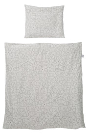 Linge de lit de la collection miffy en maillot de coton