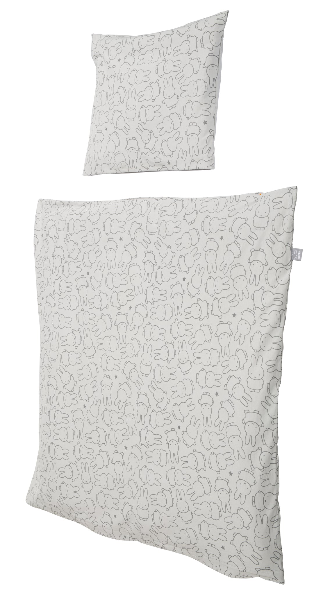 Cradle Bedding 'miffy®', Made of 100% Cotton Jersey, 80 x 80 cm, for Baby Cribs & Bassinets