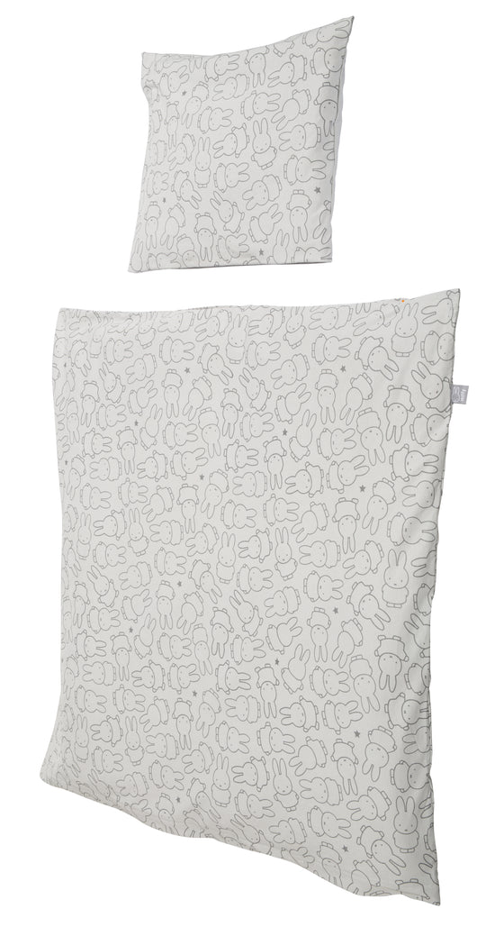 Cradle Bedding 'miffy®', Made of 100% Cotton Jersey, 80 x 80 cm, for Baby Cribs & Bassinets