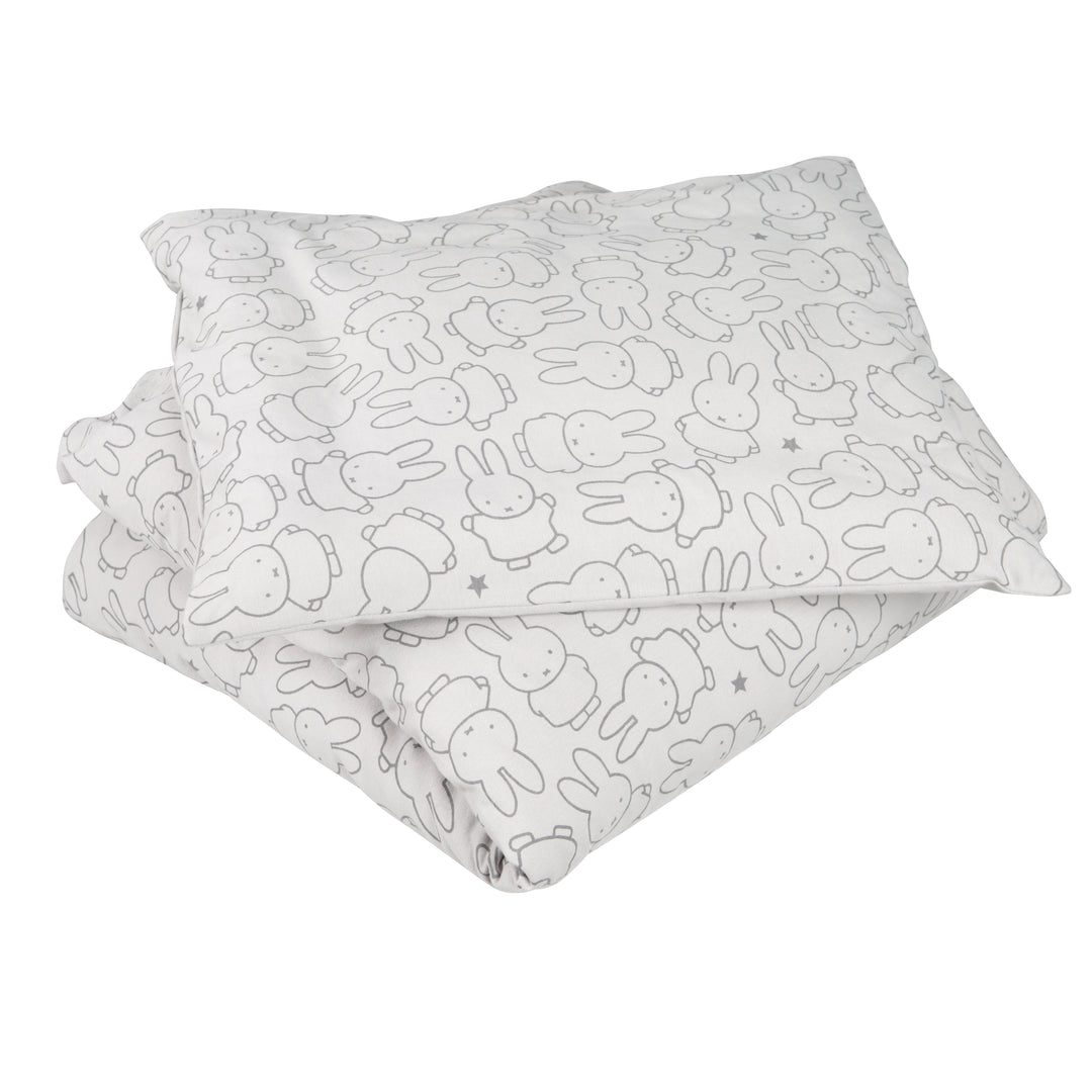 Cradle Bedding 'miffy®', Made of 100% Cotton Jersey, 80 x 80 cm, for Baby Cribs & Bassinets