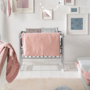Organic bed linen 'Lil Planet', 2-pc., Rosa/Mauve, 100 x 135 cm, Jersey GOTS certified