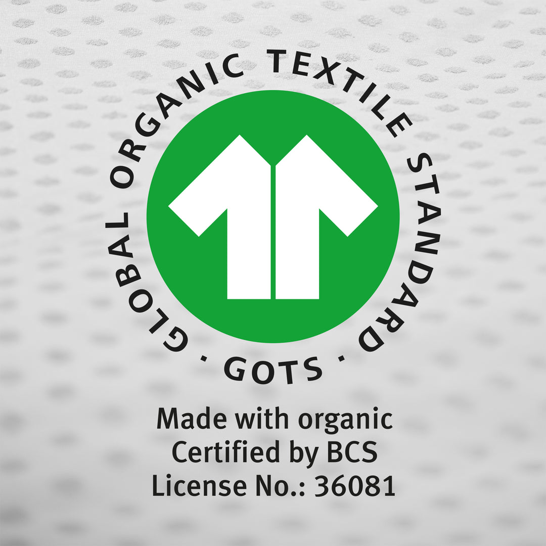 Organic Bedding 'Lil Planet', 2-Piece Set, Silver Grey, 100 x 135 cm, Jersey GOTS Certified