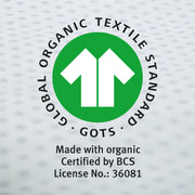 Organic bedding 'Lil Planet', 2-pieces, light blue/sky, 100 x 135 cm, Jersey GOTS certified