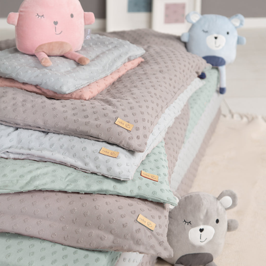 Organic Bedding 'Lil Planet', 2-Piece, Frosty Green, 100 x 135 cm, Jersey GOTS Certified