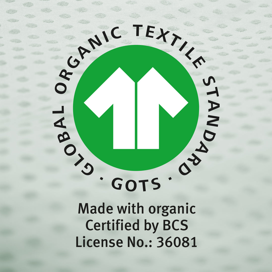 Organic Bedding 'Lil Planet', 2-Piece, Frosty Green, 100 x 135 cm, Jersey GOTS Certified