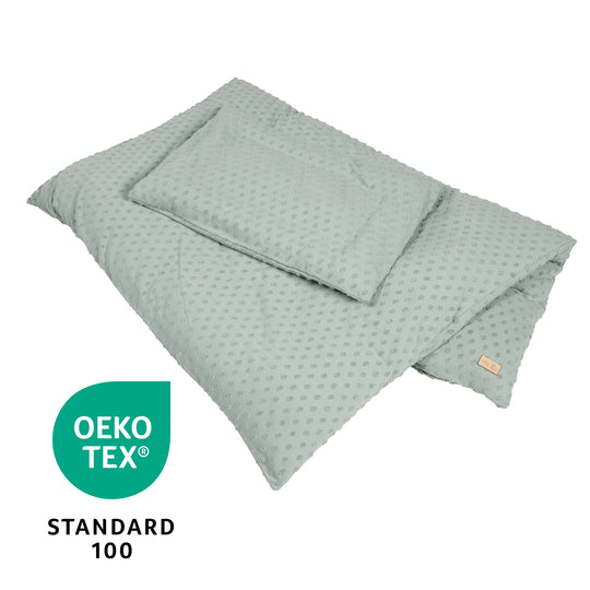 Organic Bedding 'Lil Planet', 2-Piece, Frosty Green, 100 x 135 cm, Jersey GOTS Certified