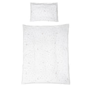 Biancheria da letto 2 pezzi, "Sternenzauber" in jersey di cotone 100%, 100 x 135 cm, per culla e lettino per neonato