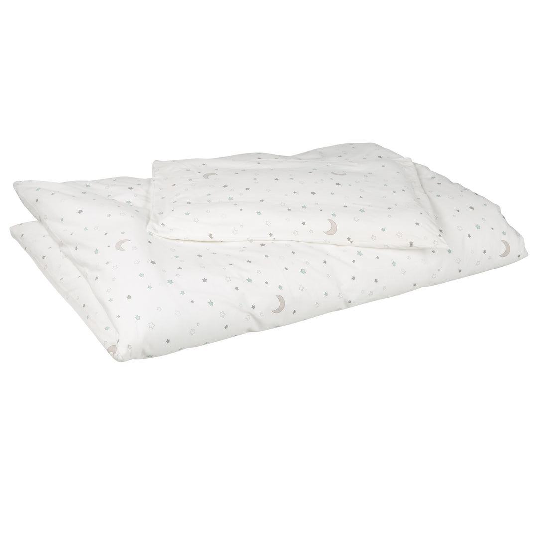 Bettwäsche 'Sternenzauber' aus 100% Baumwoll-Jersey, 100 x 135 cm, für Kinder- & Babybetten