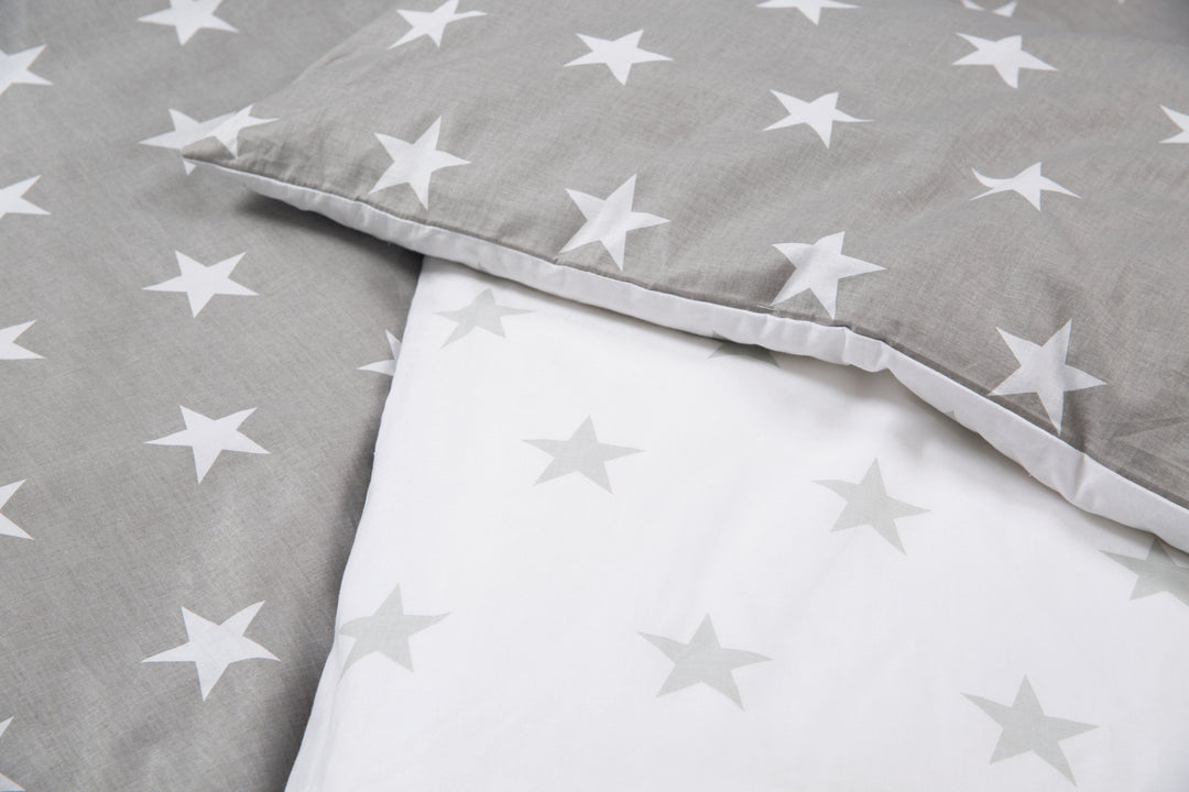 Bedding 'Little Stars', 2-Piece Baby Bedding, 100 x 135 cm, 100% Cotton, Duvet & Pillowcase