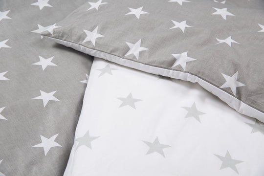 Bedding 'Little Stars', 2-Piece Baby Bedding, 100 x 135 cm, 100% Cotton, Duvet & Pillowcase