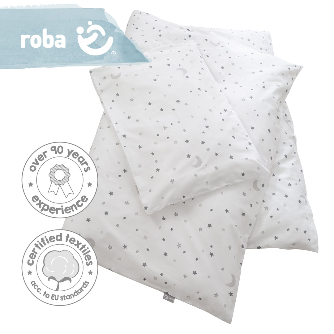 Biancheria da letto 'Sternenzauber', 2 parti, 100 x 135 cm, 100% cotone, piumone e federa