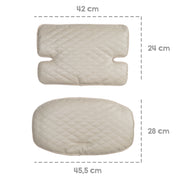 Sièges intelligents «luxe» - 2 -pc. Incrustation «Grisolsh Stepped» pour tous les chaises hautes «asseyez-vous»