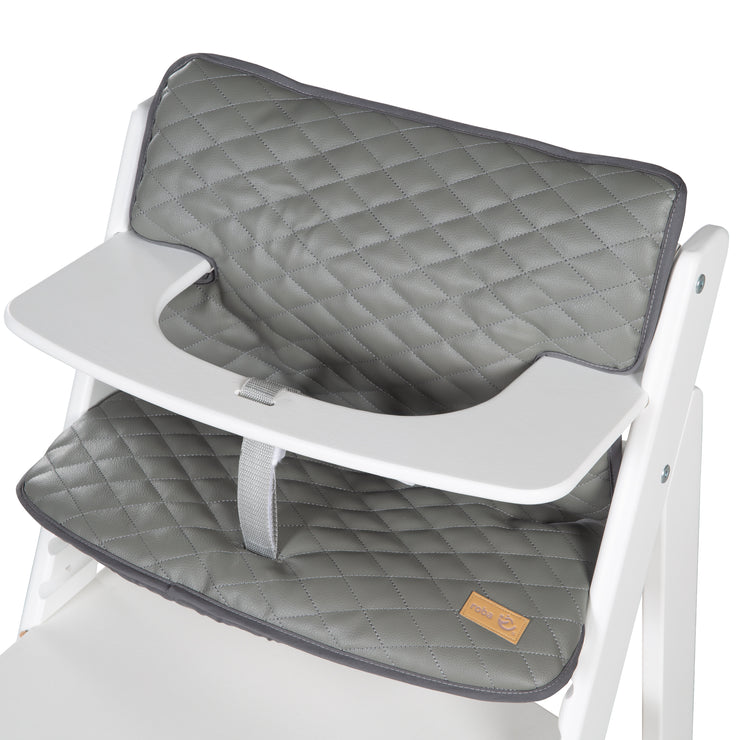 Seat Cushion 'Luxe' - 2-piece Insert 'Stone quilted' for all 'Sit Up' High Chairs