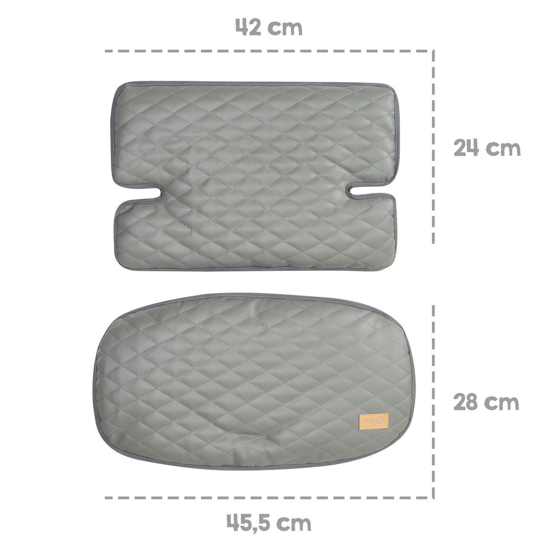 Sitzverkleinerer 'Luxe' - 2-tlg. Einlage 'Stone gesteppt' für alle 'Sit Up' Hochstühle