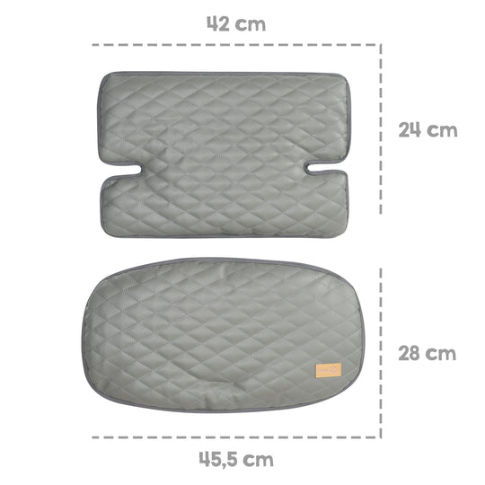 Sitzverkleinerer 'Luxe' - 2-tlg. Einlage 'Stone gesteppt' für alle 'Sit Up' Hochstühle
