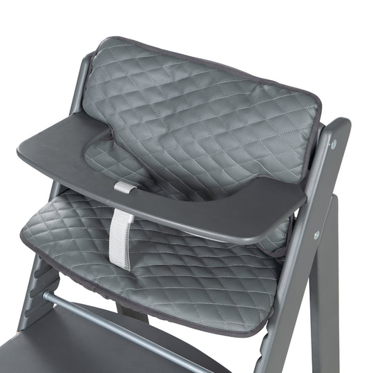 Seat Reducer 'Luxe' - 2-Piece Insert 'Graphite Quilted' for All 'Sit Up' High Chairs