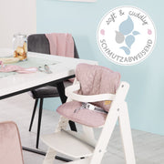 Sitzverkleinerer 'roba Style', rosa, 2-tlg Sitzkissen/ Einlage für Treppenhochstühle