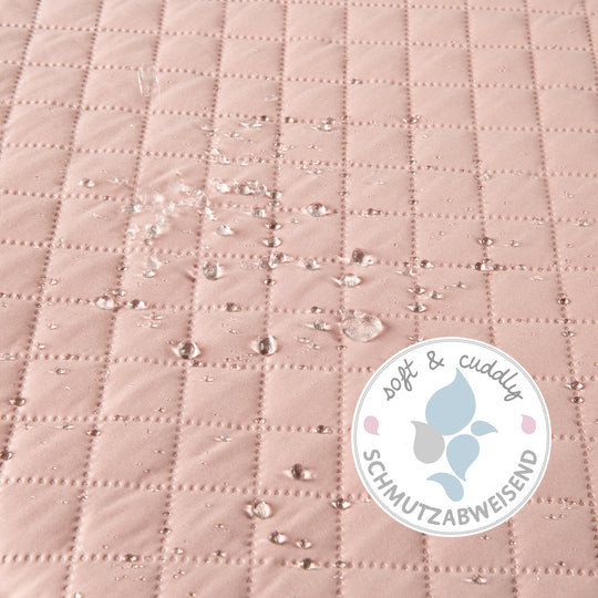 Tapis de parc 'roba Style' pour tous les modèles 75 x 100 à 100 x 100 cm - Rembourré - Rose