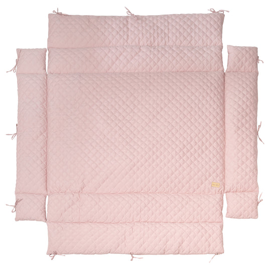 Tapis de parc 'roba Style' pour tous les modèles 75 x 100 à 100 x 100 cm - Rembourré - Rose