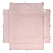 Playpen insert 'roba Style', for playpen 75 x 100 cm - 100 x 100 cm, pink / mauve