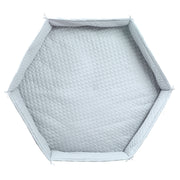 Playpen insert 'roba Style', for hexagonal playpen, safe side padding, light blue / sky