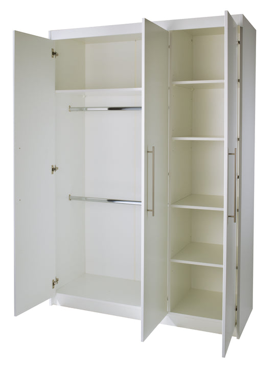 Room Set 'Maren', including Convertible Bed 70 x 140 cm, Wide Changing Table & 3-Door Wardrobe, White