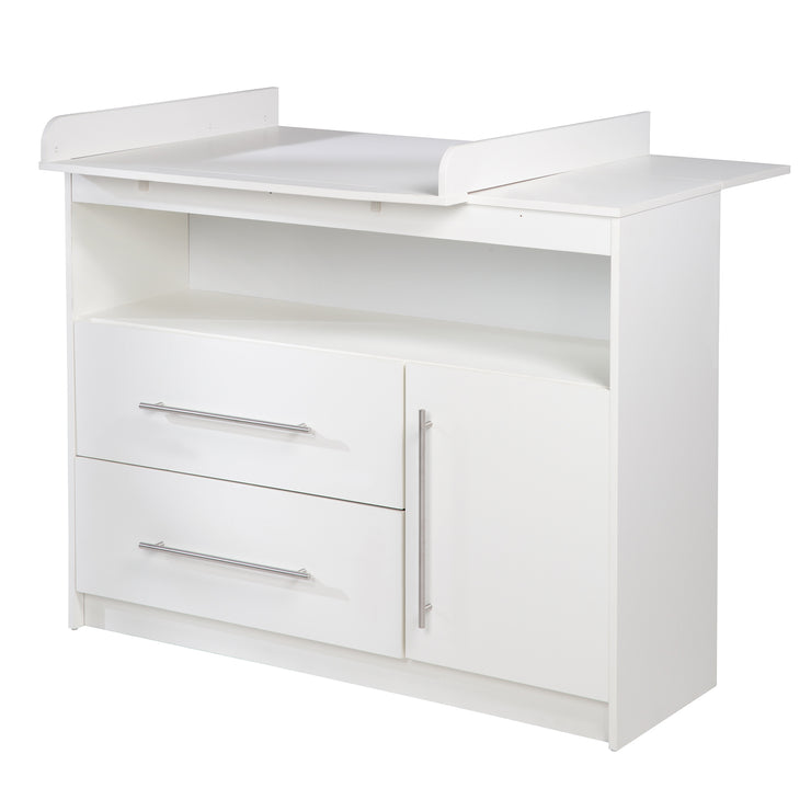 Changing table 'Maren', with removable changing attachment, wide, 2 drawers, changing height 90.5 cm