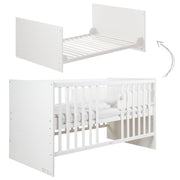 Komplettbettset 'safe asleep®', 70 x 140 cm, 'Sternenzauber', inkl. Matratze, Nest & Babyschlafsack