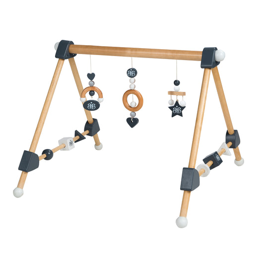 Spieltrapez & Aktivcenter 'Rock Star Baby 3' mit Spiel- & Greifelementen, Anhänger aus Holz