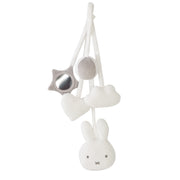 Trapezio con set di gioco "Miffy" - arco di gioco universale in legno laccato bianco