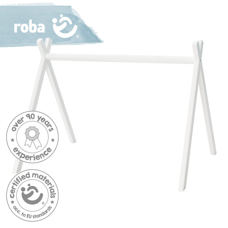 Portique d'eveil pour bébé - incl. set de pendentifs "miffy®" - en bois laqué blanc