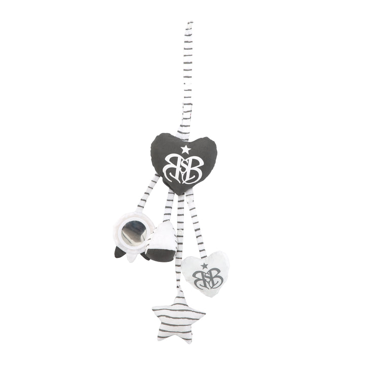 Portique d'eveil pour bébé - incl. set de pendentifs roba Style rose