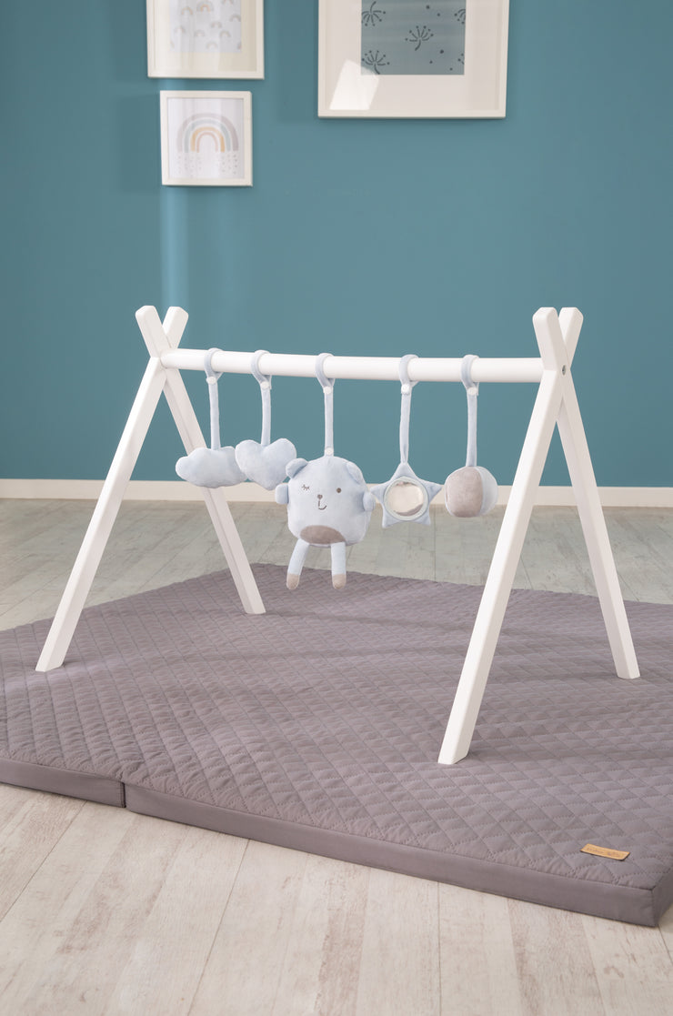Jeu de jeux «Lil Cuties», 5 figures «Benny» pour s'attacher à Spiel- & Montesori-Babygym