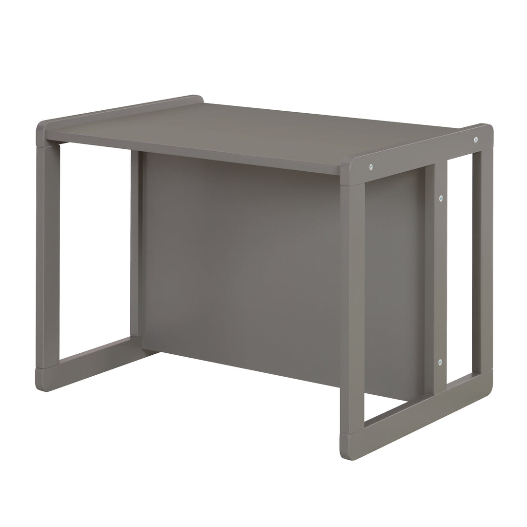 Ensemble de chaises pour enfants 3en1 - Tabouret réversible + table - Transformable - Anthracite