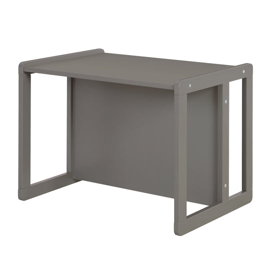 Ensemble de chaises pour enfants 3en1 - Tabouret réversible + table - Transformable - Anthracite