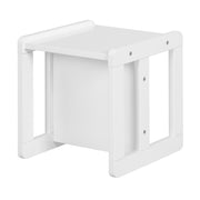 Ensemble de sièges pour enfants 3in1- Tabouret & table réversible - Blanc