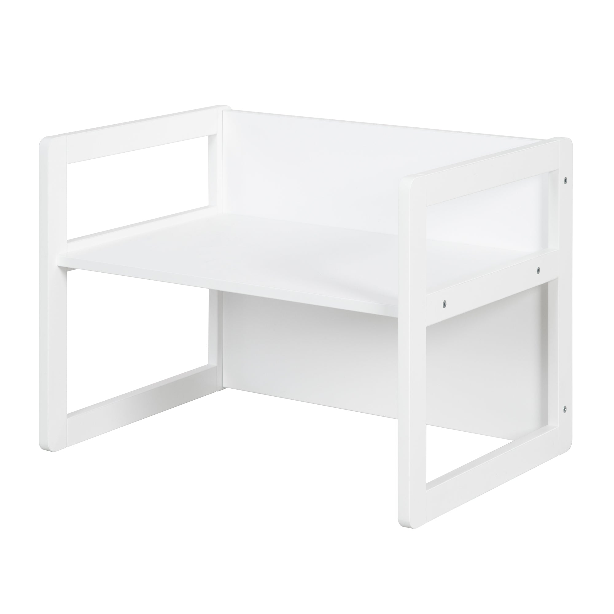 3-in-1 Kids Table Set in White » roba